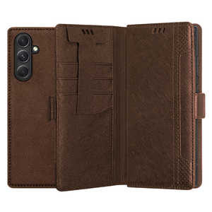 5세컨즈 갤럭시S24 핸디 사피아노 소가죽 카드 분실 방지 다이어리 케이스