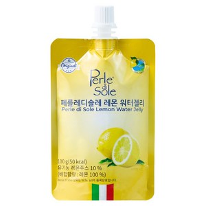페를레디솔레 레몬 워터젤리 곤약젤리 포지타노 저칼로리 디저트 간식 100g 10개, 1kg, 1박스