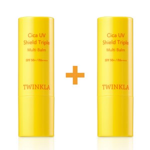 트윙클라 시카 유브이 쉴드 트리플 멀티밤 11g, 무색, 2개