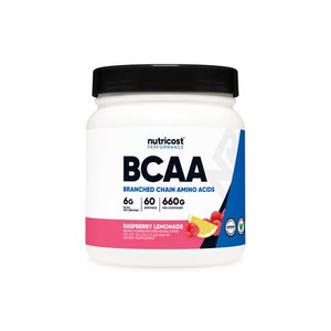뉴트리코스트 BCAA 라즈베리 레모네이드, 648g, 3개