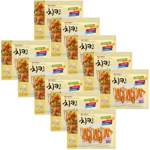 홈쿡 치킨 안심 껌말이 400g, 10개