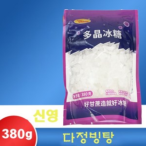 홍홍 중국식품 다정빙당 다정빙탕 중국빙탕 얼음사탕 얼음설탕 보라, 380g, 1개