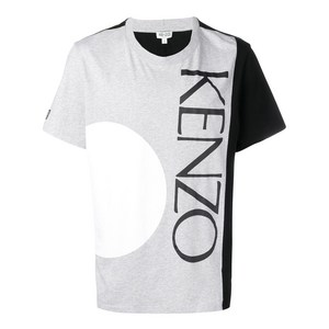 겐조 로고 컬러 블록 티셔츠