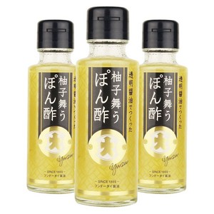 훈도다이 투명간장으로 만든 유자 폰즈, 100ml, 3개