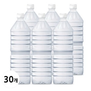물하나 지리산 ECO 생수 무라벨, 2L, 30개
