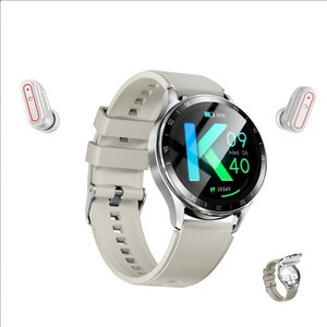 ITech 스마트워치 블루투스 이어폰 투인원 TWS 무선 두 귀 통화로 음악 듣기