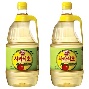 오뚜기 사과식초, 1.8L, 2개