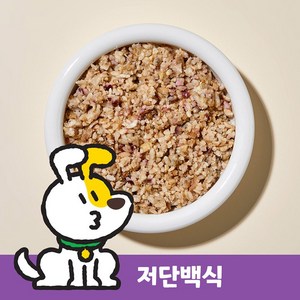 [펫픽] 원더랜드 촵촵촵 키드니삼치쌀 저단백 신장관리 강아지 자연식 화식 사료 500g, 1개