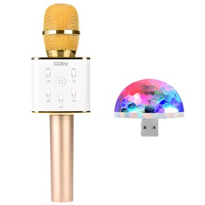 코시 무선 블랑 블루투스 마이크 + 휴대용 USB 미러볼 세트
