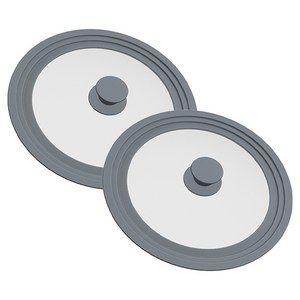 엠토이 다용도 실리콘 뚜껑 그레이, 30cm, 2개