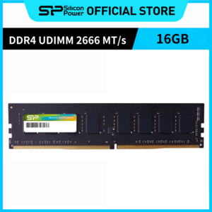 실리콘파워 Silicon Powe DDR4 2666 PC4-21300 데스크탑용 램 패키지 메모리 RAM, 16GB, 1개