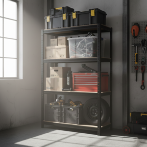 부원진열장 에코랙 무볼트 조립식 철제 앵글 선반