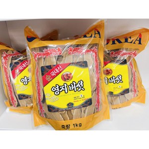 영지버섯 절편 1KG 국내산, 1개