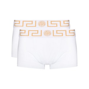베르사체 그레카 보더 복서 브리프 2팩 세트, 화이트계열, Numeric 3