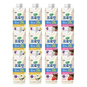 셀렉스 프로핏 (밀크바닐라 6팩 + 딸기초코 6팩)