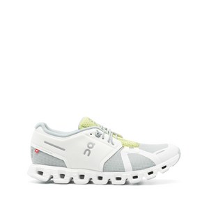 온러닝 클라우드 5 푸시 패널 디자인 스니커즈, US 6.5(KR 235), 베이지계열+그린계열