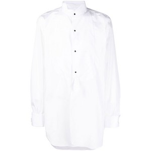 메종 마르지엘라 롱라인 포플린 셔츠, 화이트계열, Collar (cm) 39