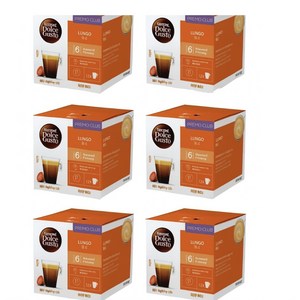 네스카페 돌체구스토 룽고 캡슐커피 12개입 깊고 진한 풍미 돌체구스토 밸런스 깊은 커피 LUNGO 균형잡힌 로스팅 프리미엄 아라비카 100% 홈카페 사무실 커피 추천