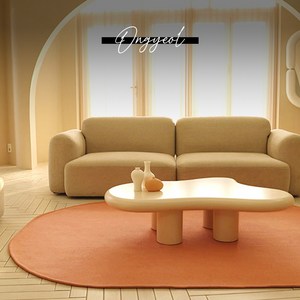 온결 워셔블 사계절 생활방수 타원형 러그