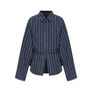 발렌시아가 striped button-up shirt, 블루계열, France 38(KR 66)