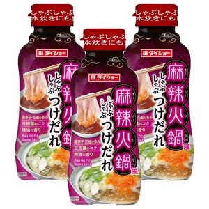 다이쇼 마라 훠거 스타일 샤부샤부 디핑 소스, 230g, 3개