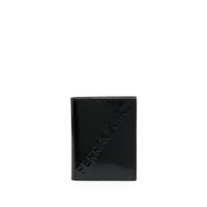 페라가모 데보스드 로고 2단 가죽 지갑