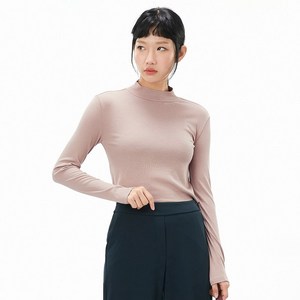 체이스컬트 여성 베이직 반넥 티셔츠-AFZG5106C0X