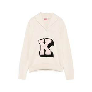 겐조 이니셜 숄 칼라 폴로 셔츠, 베이지계열, Standard M