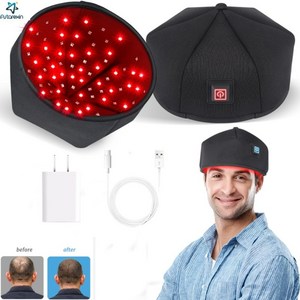 모발 성장 모자 탈모 방지 머리 마사지 감압 전동 두피 마사지기 적외선 이완 요법 Led 헬멧, 07 Gey-UK PLUG, 7.Gey-UK PLUG