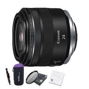 [포토리뷰이벤트] 캐논 RF 24mm F1.8 MACRO IS STM + 슬림 MCUV 52mm 필터 + 방수파우치 +렌즈 클리닝 펜+ 포켓융 /WJK