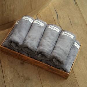 헤인느 먼지없는 프리미엄 호텔 수건, 다크그레이, 5개