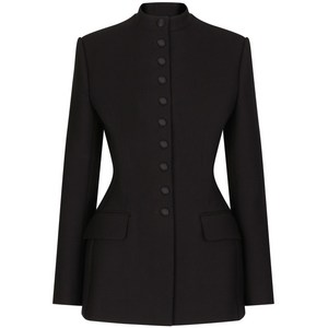 돌체앤가바나 밴드 칼라 싱글 브레스티드 블레이저