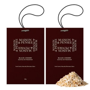 메종드 펜세 퍼퓸 에어 프레셔너 20g, 블랙 체리, 2개