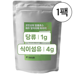 코빈 제로 알룰로스슈가 말차라떼 저당, 1개, 1개입, 500g