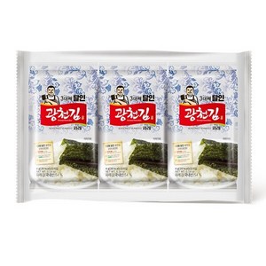 광천김 3대째 달인 파래 도시락김, 4g, 72개