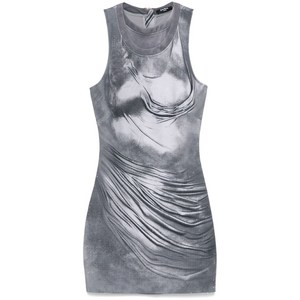 발망 트롱프뢰유 프린트 미니 드레스, 그레이계열, France 38(KR 66)