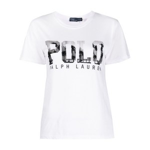 폴로랄프로렌 로고 프린트 티셔츠