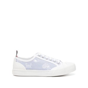 톰 브라운 그래픽 자수 레이스업 스니커즈, Europe 39.5(KR 255-260), 화이트계열+블루계열