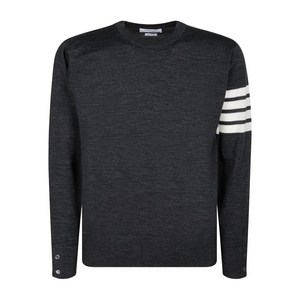 톰 브라운 4 바 크루 넥 스웨터, 그레이계열, Numeric 2(KR 100)