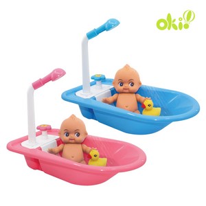 오키오 물나오는 퐁퐁 샤워기 욕조 장난감, 블루