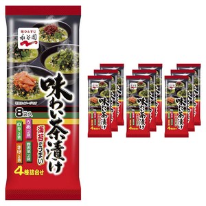 나가타니엔 아지와이 차즈케 4종 8개입, 48g, 10개