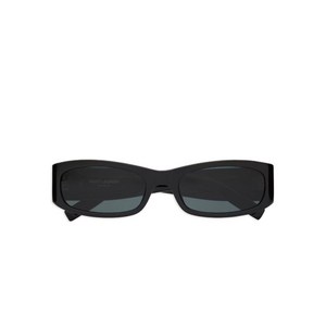 생로랑 SL M152 로고 장식 직사각 프레임 선글라스