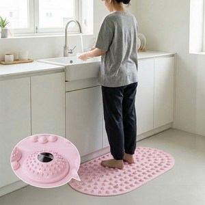 Nicoliley 발 지압판 매트 75*45cm폴딩지압판, 핑크색, 1개