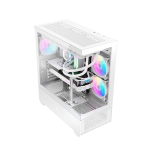 앱코 마린 리버스 강화유리 케이스 미들타워 화이트 U30 MARINE