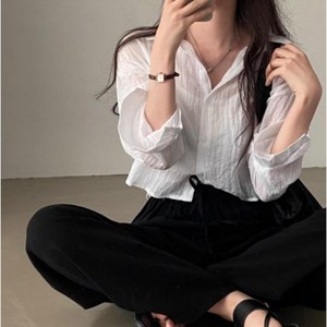 에더씨 시스루 블라우스 여리여리 여성 스타일