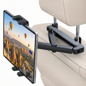 철제 차량용 헤드레스트 뒷좌속 아이패드 태블릿 휴대폰 거치대