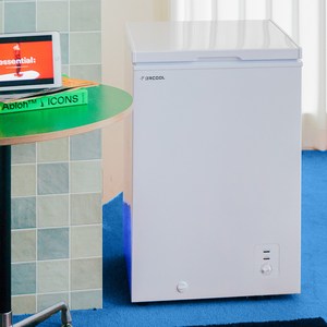 포쿨 미니냉동고 100L 소형 가정용 업소용 FC-100BDW