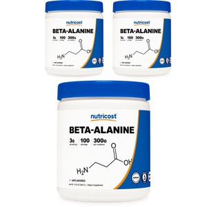 뉴트리코스트 베타-알라닌, 300g, 3개