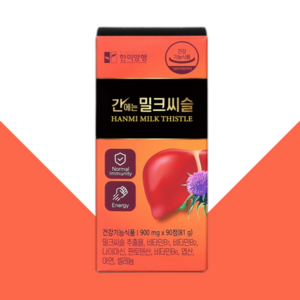 간에 좋은 프리미엄 밀크씨슬 간 건강 밀크시슬 비타민 복합 영양제, 90정, 1박스