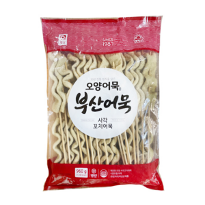 사조오양 부산어묵 사각꼬치어묵 (오뎅/대용량/식자재/업소용), 10개, 960g